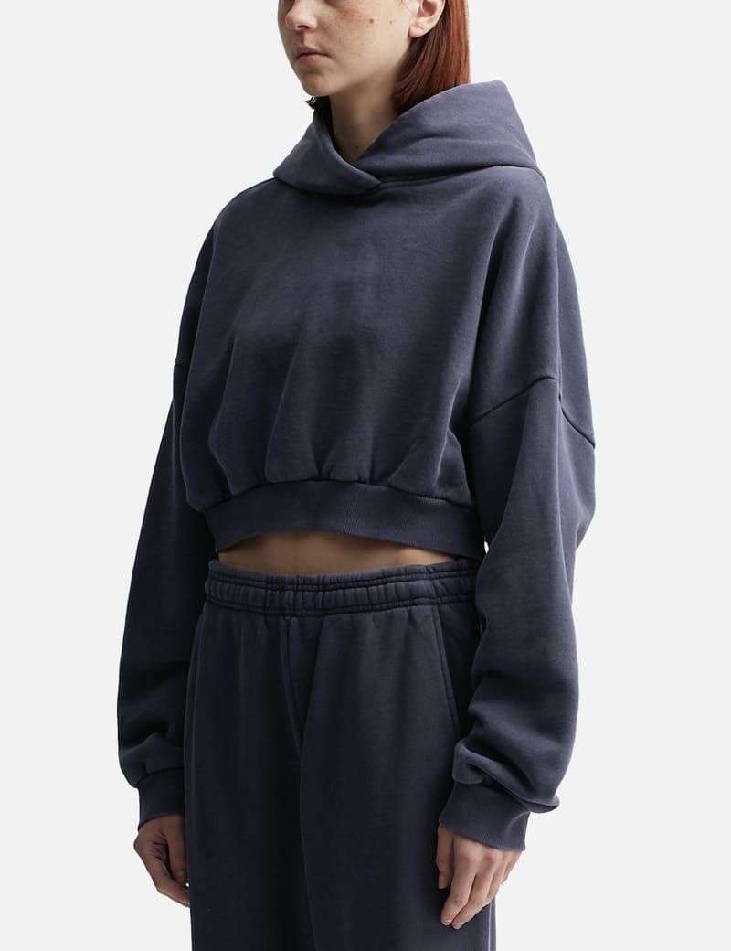 cropped full zip soot – entire studios