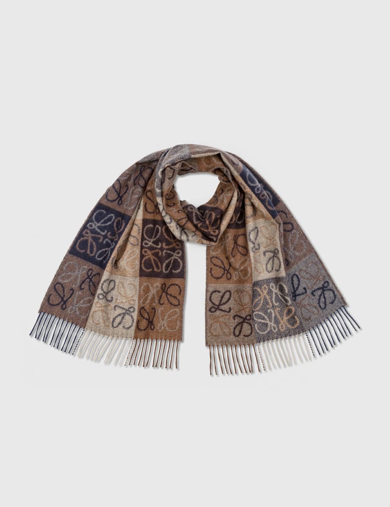 LOEWE アナグラムスカーフ アナグラム スカーフ（アルパカ&ウール） ベージュ - LOEWE