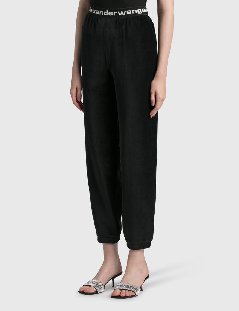 alexanderwang ロゴ　コーデュロイパンツ ALEXANDER WANG(アレキサンダーワン) Logo Elastic Jogger In
