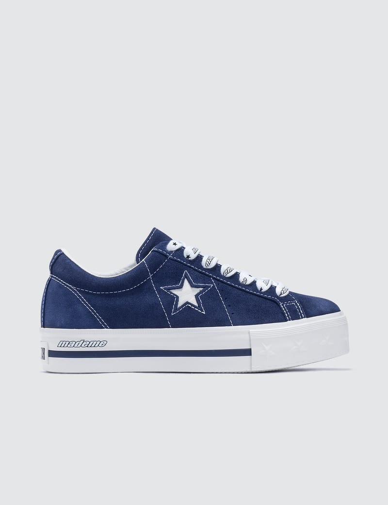 Converse x mademe one cheap star platform low top