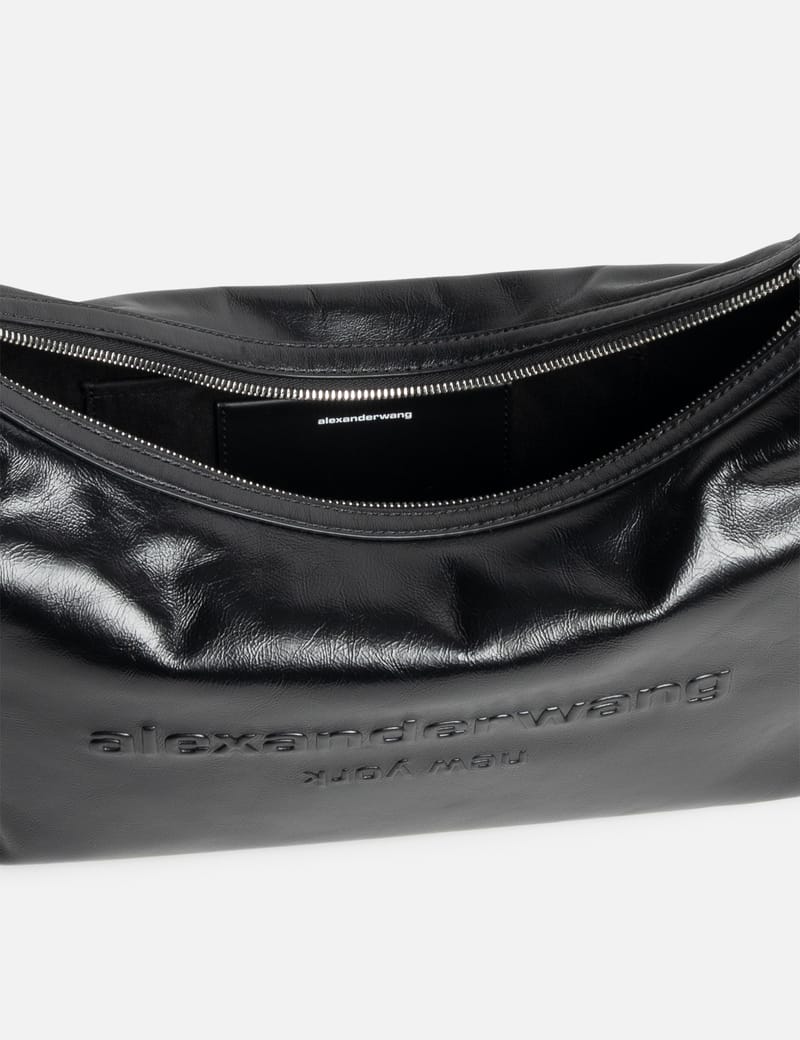 Alexander Wang Punch Crossbody Sling - Sleek black leather bag