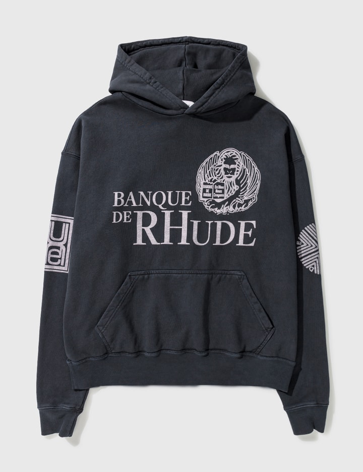 Rhude - BANK DE RHUDE HOODIE | HBX - Globally Curated Fashion and ...