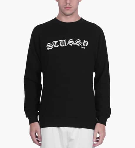 Stüssy - Black Gothic EMB. Sweater | HBX - Globally Curated