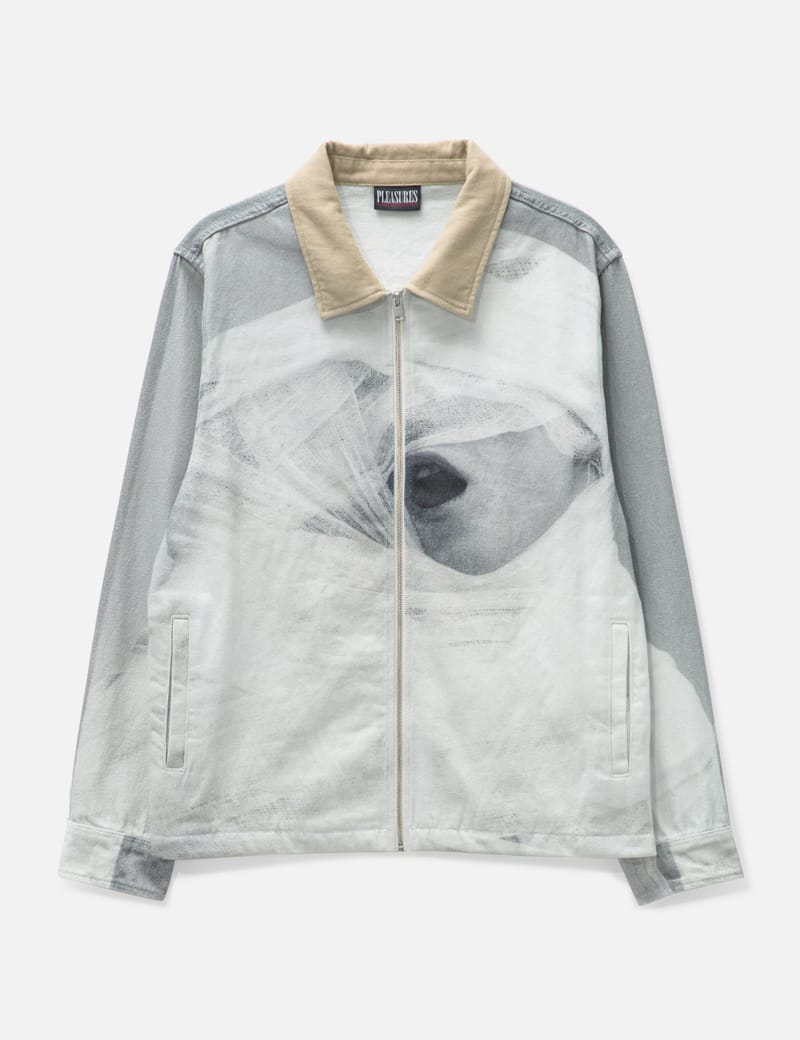 Pleasures - GAUZE WORK JACKET | HBX - Globally Curated Fashion and