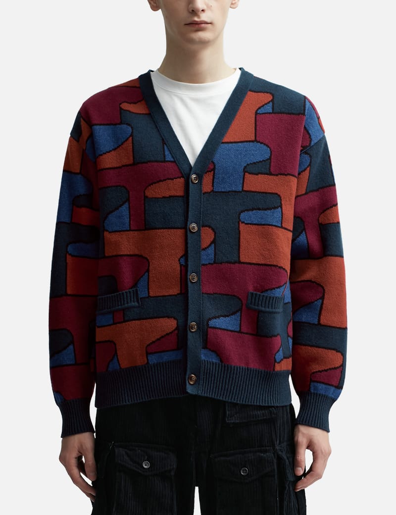 By Parra - Canyons All Over Knitted Cardigan | HBX