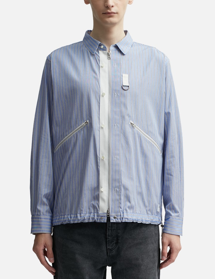 Sacai Cotton Poplin Shirt Shirts 300035331nvy main image 1
