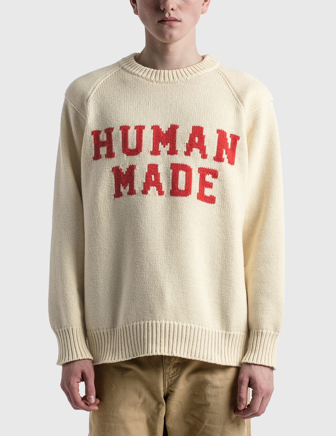 Human Made - ロゴ ニット セーター | HBX - ハイプビースト(Hypebeast ...