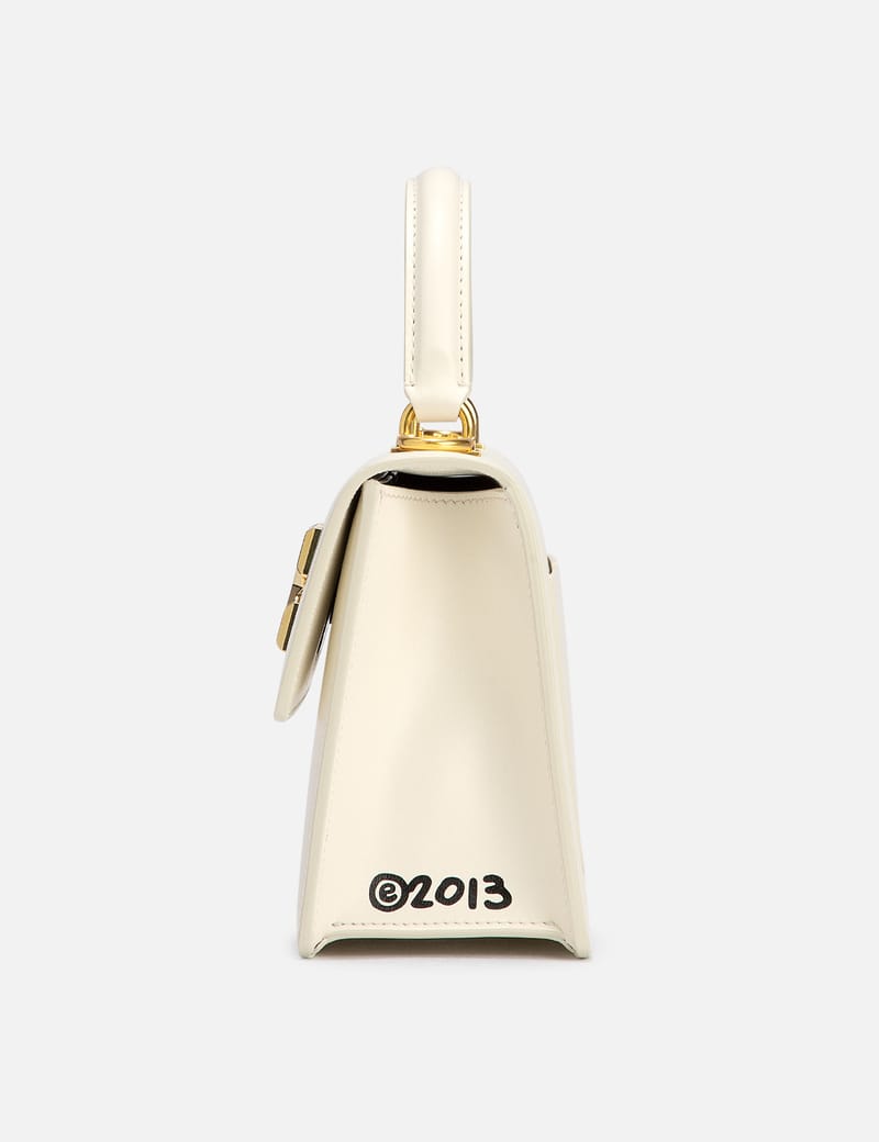 Off-White™ - Jitney 1.4 Top Handle Quote Bag | HBX