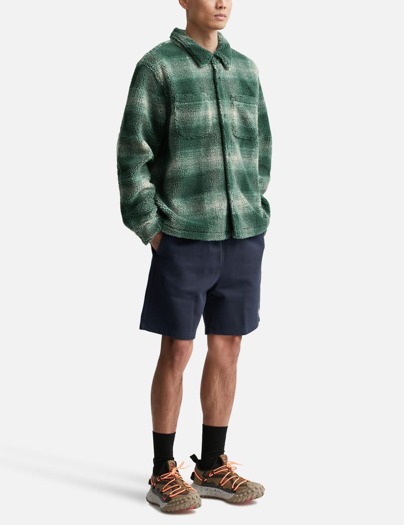 Stüssy - Plaid Sherpa Shirt | HBX - Globally Curated Fashion and