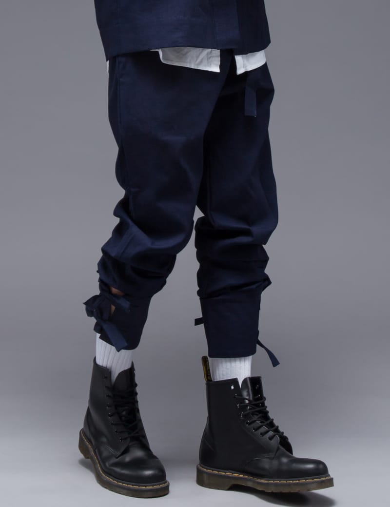 The Common-Folk - Osaka Indigo Hakama Kimono Pants | HBX