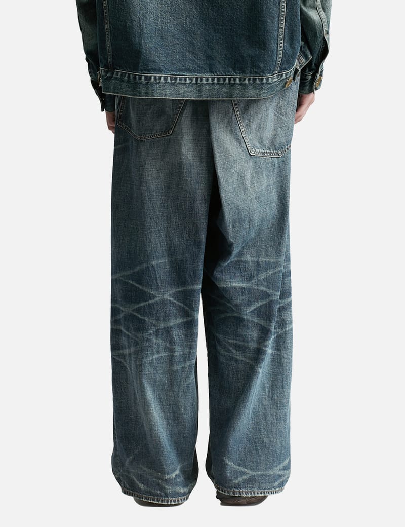 Maison Mihara Yasuhiro - Twist Light Denim Pants | HBX - Globally