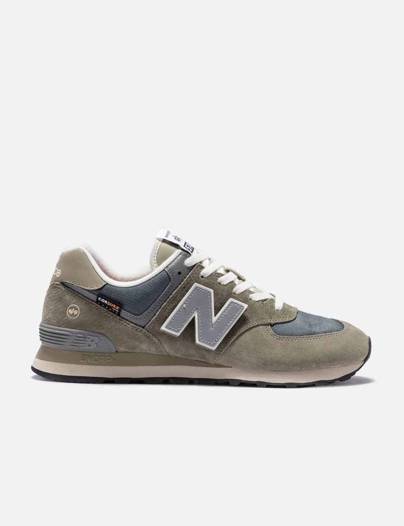 New Balance - NEW BALANCE x ALPHA INDUSTRIES 574 TRAINERS | HBX 