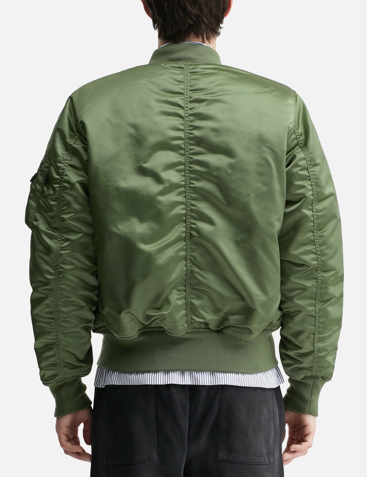 Alpha Industries MA-1 Base Flight Bomber Jacket - Sage green, 3M ...