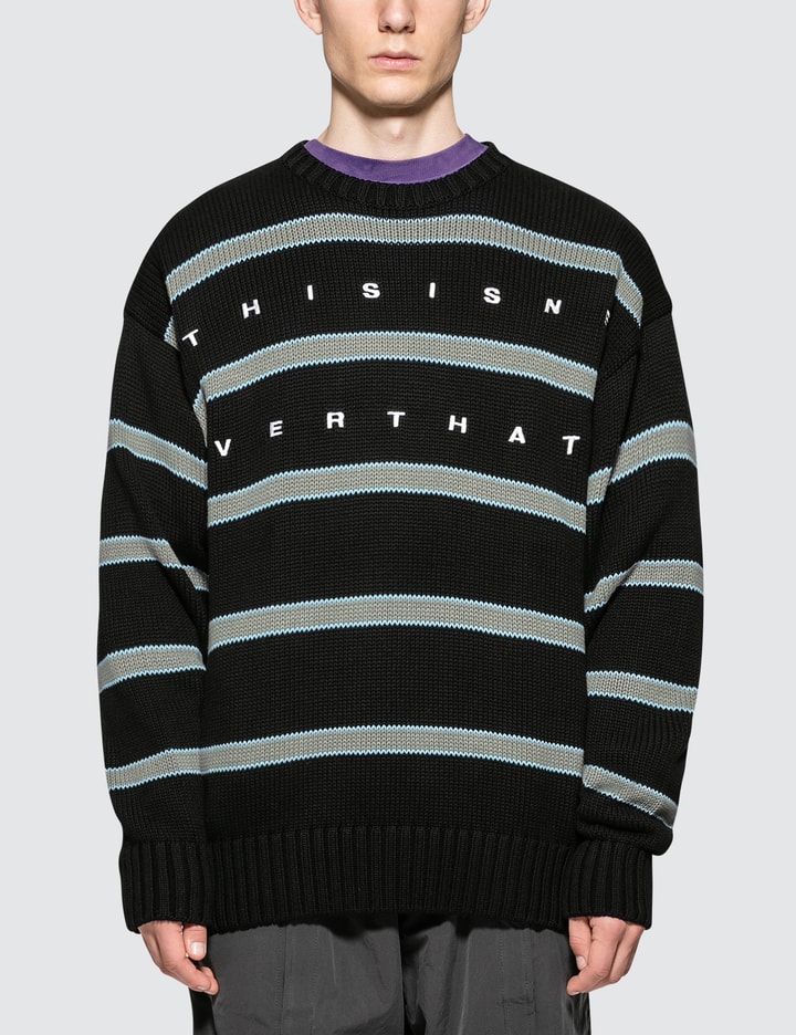 thisisneverthat® - Striped Oversized Knit Sweater | HBX - Globally ...