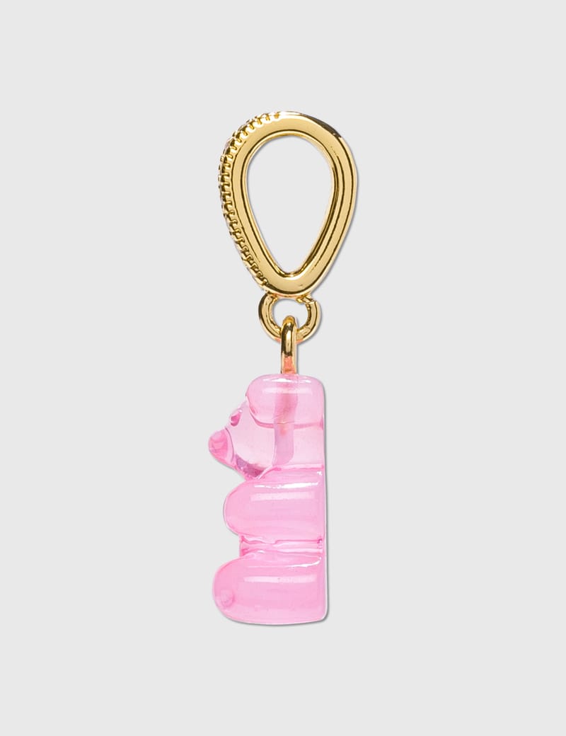 ネックレス・ペンダント Crystal Haze Pave Nostalgia Bear Pendant - Bubblegum Nostalgia Bear - Pave Connector - Gold Plated - Bubblegum