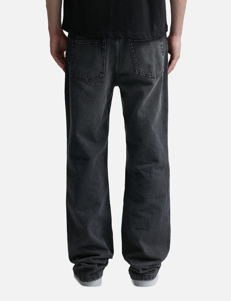 Ami - STRAIGHT FIT JEANS | HBX - Globally Curated Fashion Ami - STRAIGHT FIT JEANS | HBX - Globally Curated Fashion