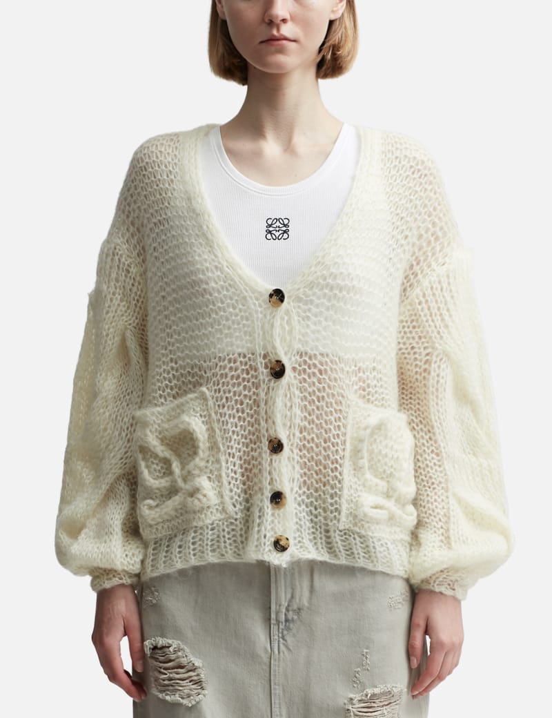 Loewe - ANAGRAM CARDIGAN | HBX - Globally Curated Fashion