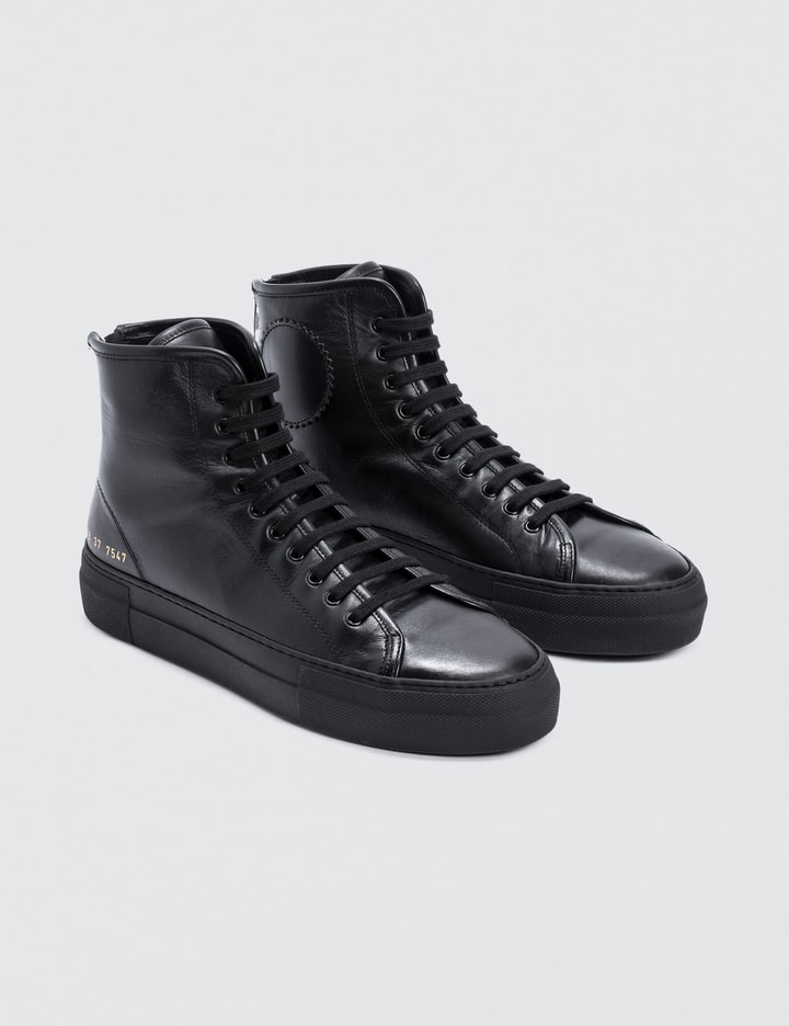 Common Projects - Tournament High Super In Leather | HBX - Globally ...