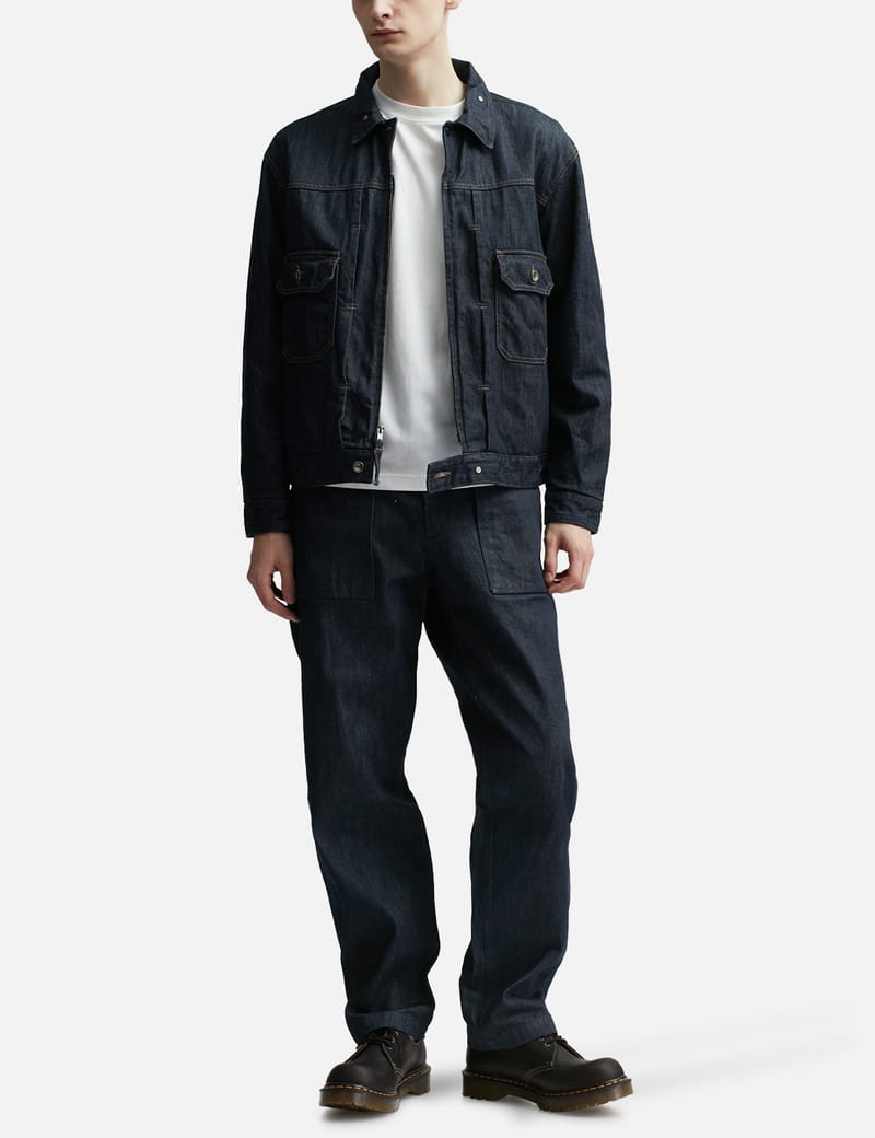 Engineered Garments - Trucker Denim Jacket | HBX - Globally