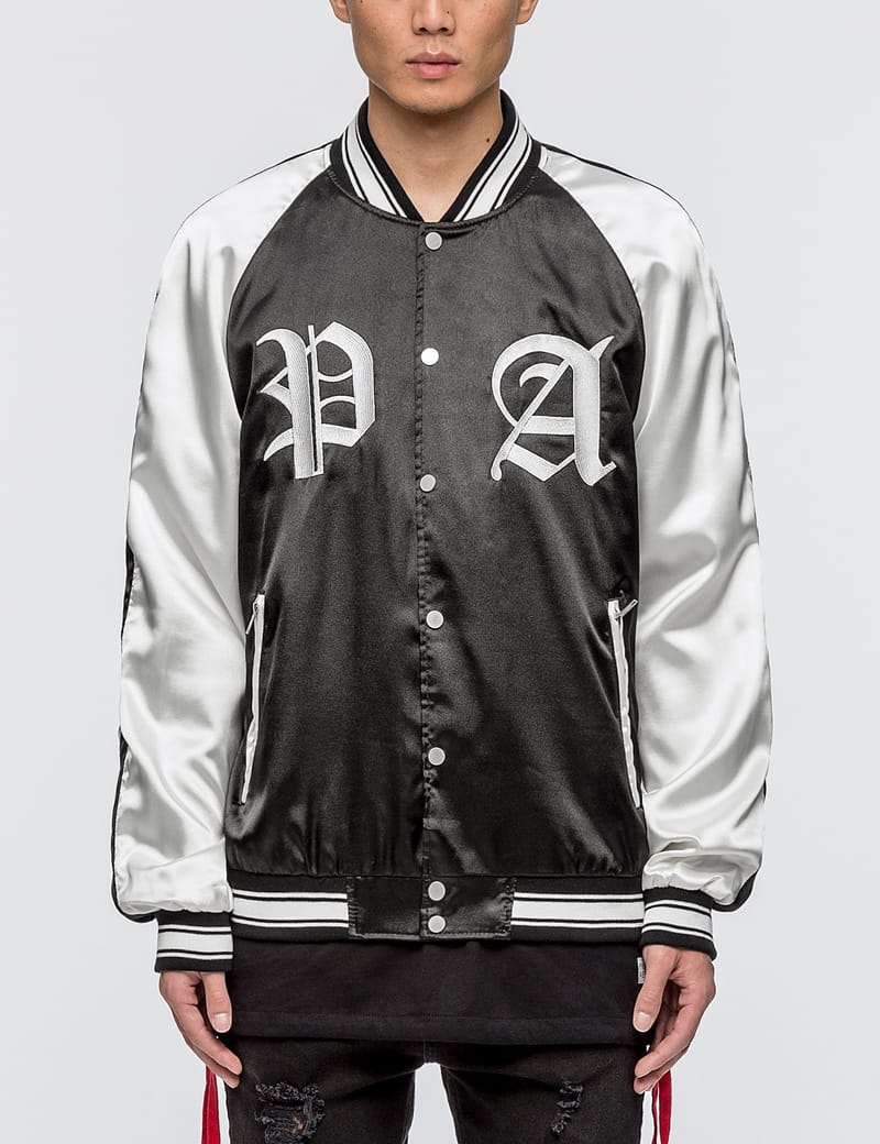 Profound Aesthetic - Color Blocked Boxing Satin Jacket | HBX