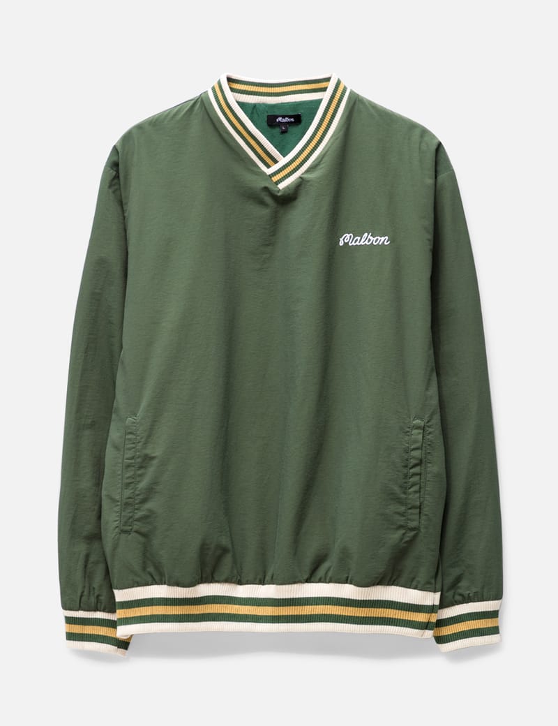 スウェット・トレーナー Malbon Golf Fleece sweatshirt BLACK MAN M3321PFS03BLK MALBON GOLF】 [EVERGREEN] GD Crewneck Sweatshirt □MAN