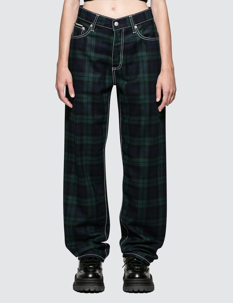 Eytys - Benz Tartan Jeans | HBX - Globally Curated Fashion and