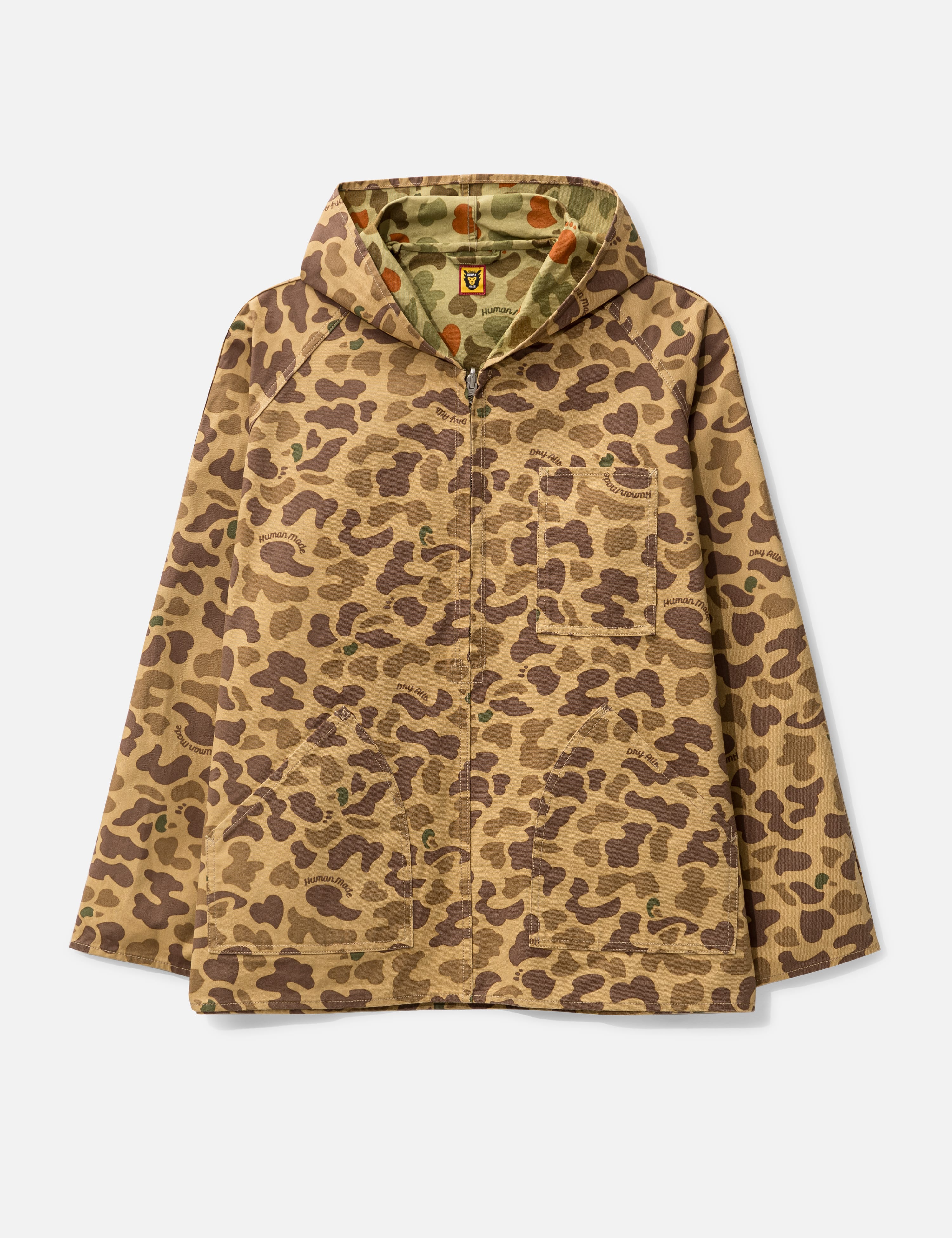 Human Made - DUCK CAMO PULLOVER JACKET | HBX - Globally Curated