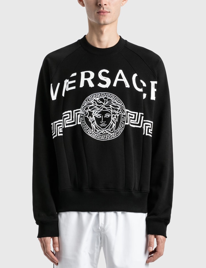 Versace Medusa Logo Sweatshirt HBX Globally Curated Fashion and