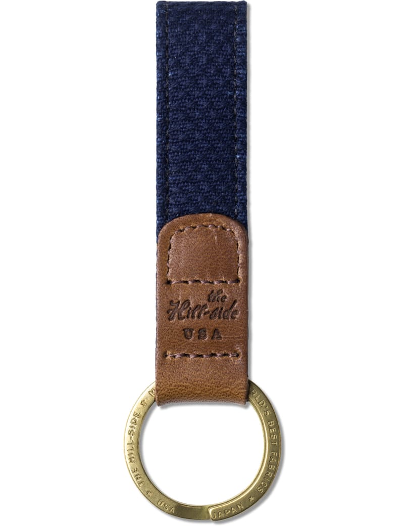 The Hill-Side - Lightweight Indigo Sashiko Key Fob | HBX - Globally Curated  Fashion and Lifestyle by Hypebeast