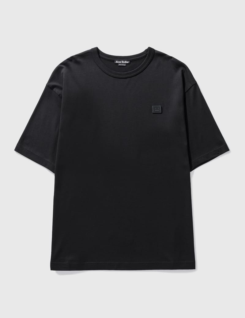【ACNE STUDIOS】 Logo T-shirt - Relaxed fit Acne Studios - Relaxed Fit Logo T-Shirt in Faded Black – Stoy
