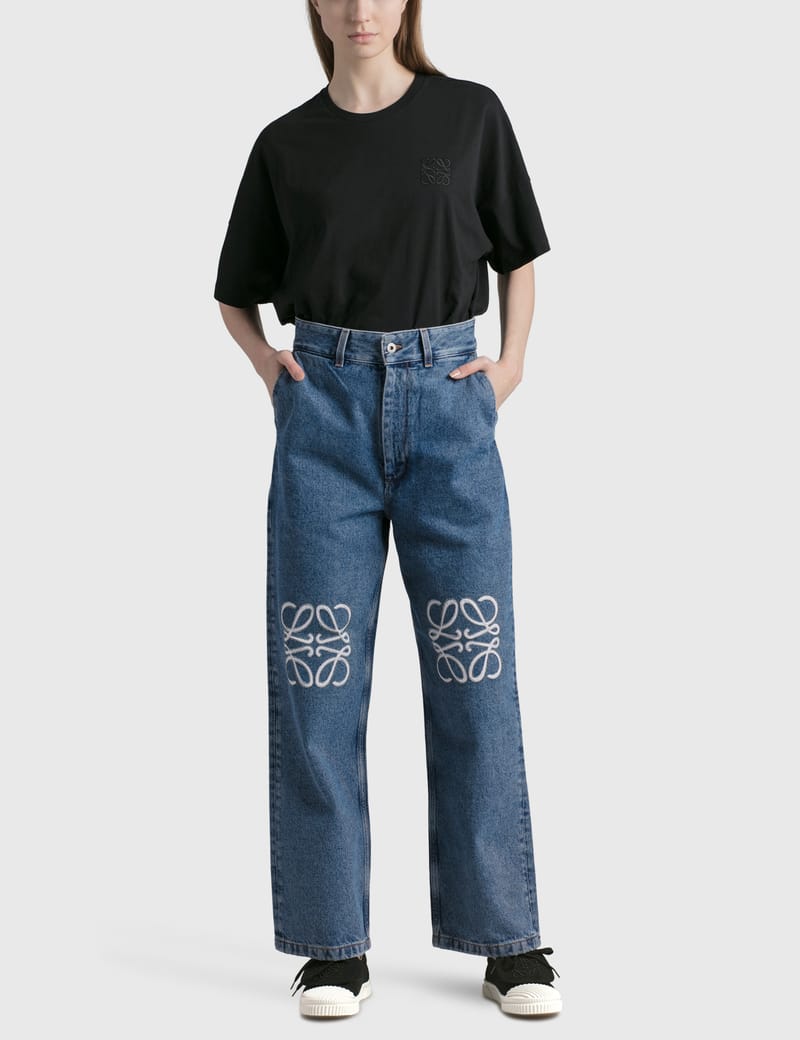 Loewe - ショート オーバーサイズ アナグラム Tシャツ | HBX