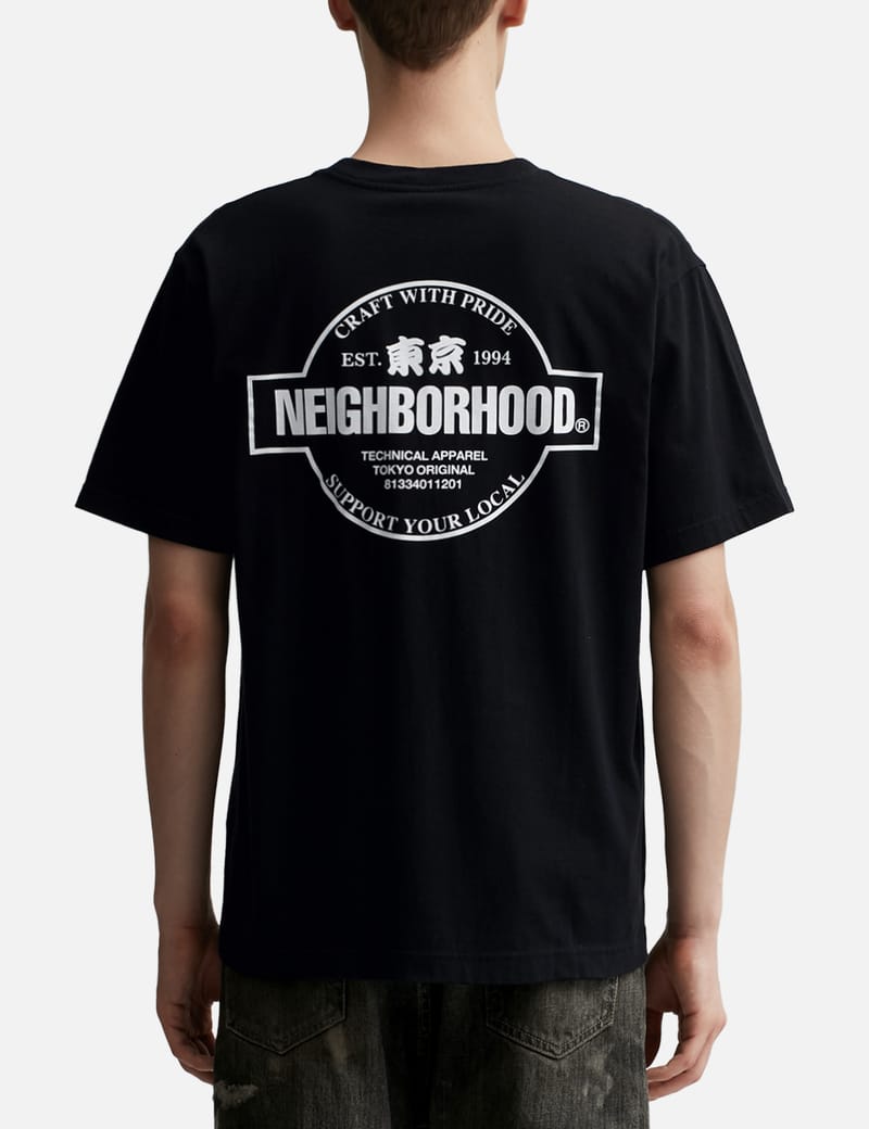 Neighborhood★NH . T-Shirt SS-4 半袖 Tシャツ ブラック メンズ NH . TEE SS-4
