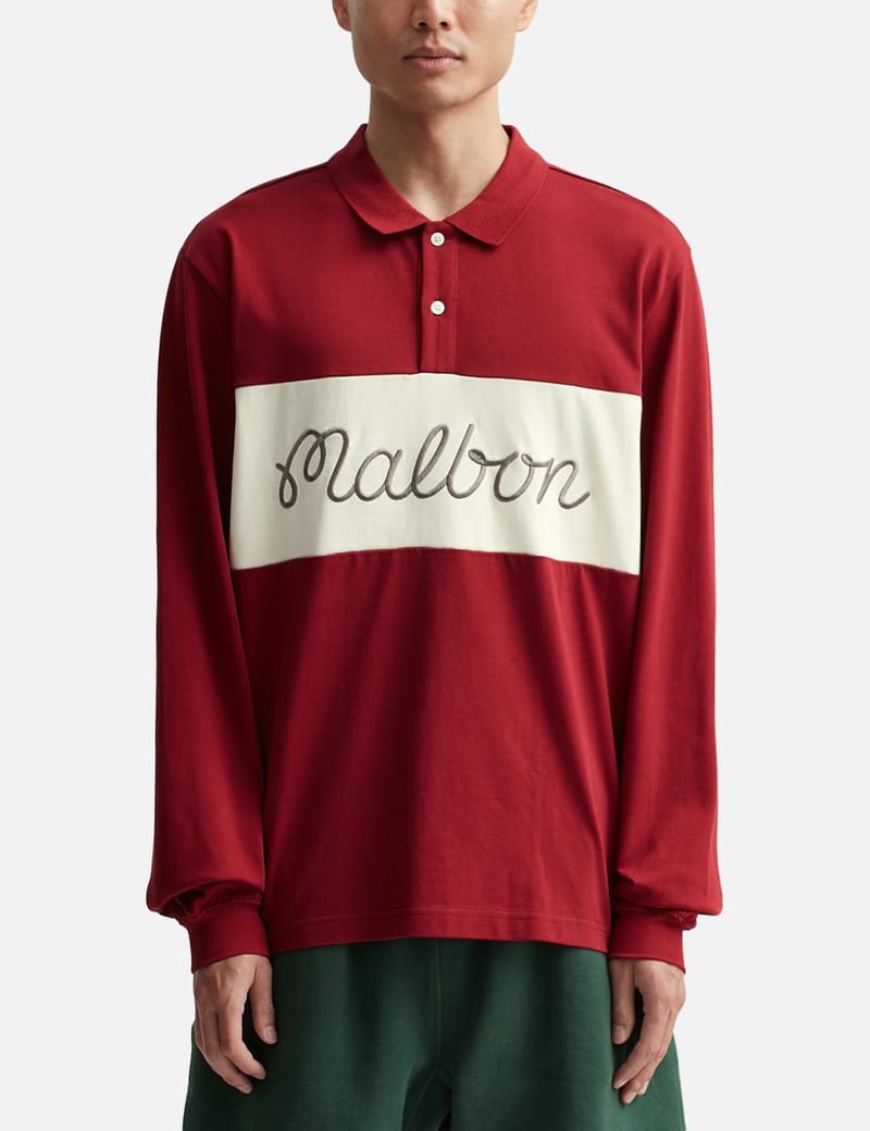 Malbon Golf - Murray Long Sleeve Polo | HBX - Globally Curated