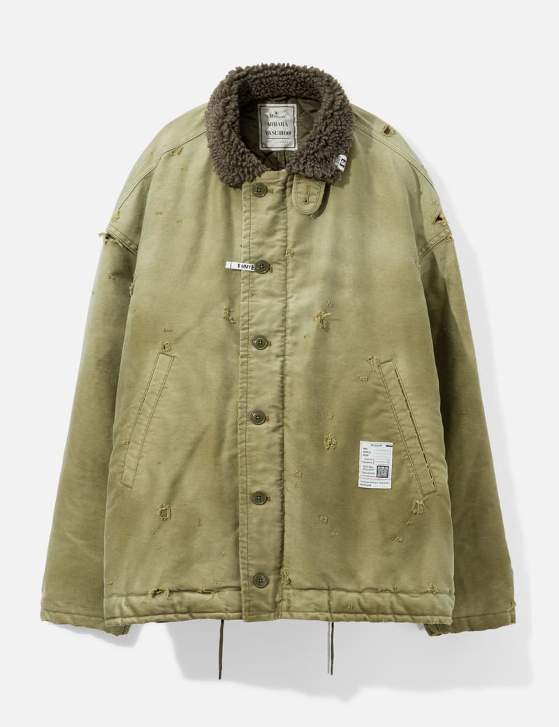 Maison Mihara Yasuhiro Sun Faded Military Blouson - 色褪せ加工が