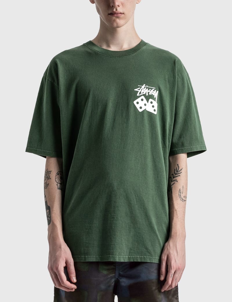 Stüssy - Dice Pigment Dyed T-shirt | HBX - Globally Curated