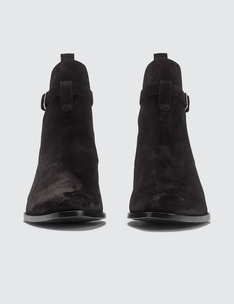 Saint Laurent - Wyatt Jodhpur Boots In Suede | HBX