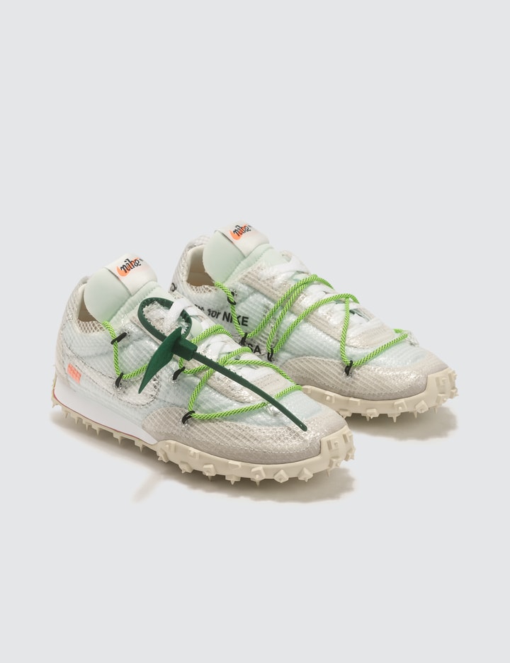 nike x off white waffle racer white