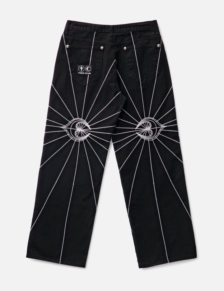 THUG CLUB Chain Stitch Denim Pants HBX Globally Curated Fashion