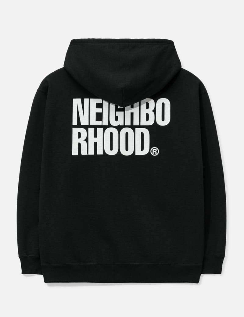 NEIGHBORHOOD Classic Sweat Zip Hoodie Long Sleeves - Black fleece