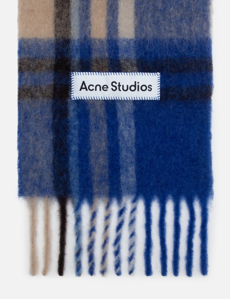 アクネ ストゥディオズ - モヘア タータン スカーフ | HBX