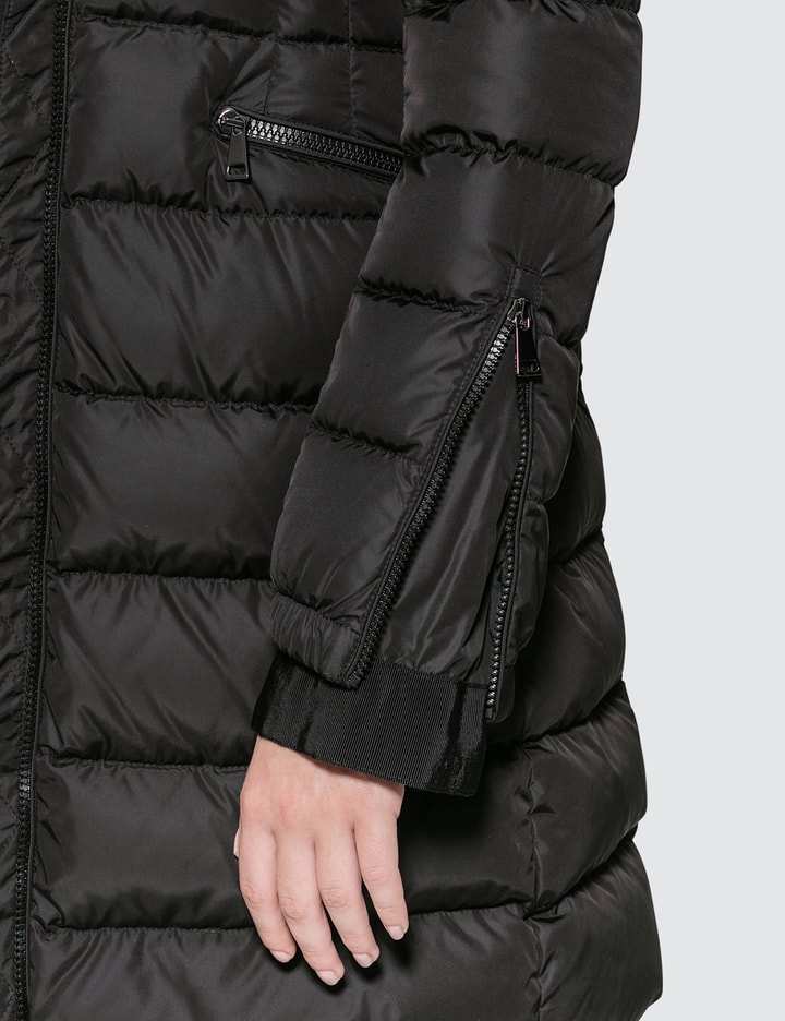 Moncler - Midi Down Jacket With Hood | HBX - Globally Curated Fashion ...