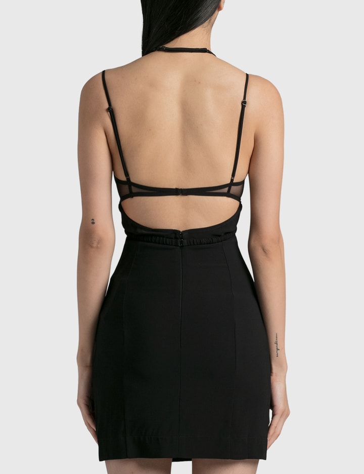 Nensi Dojaka Draped Double Bra Mini Dress HBX Globally Curated