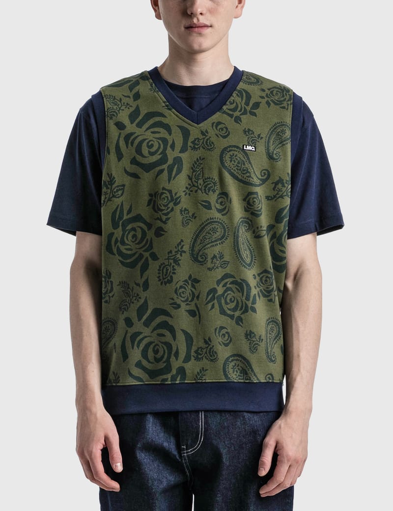 ★22SS人気★【LMC】★ROSE PAISLEY SWEAT VEST★ベスト LMC - LMC Rose Paisley Sweat Vest | HBX - Globally Curated