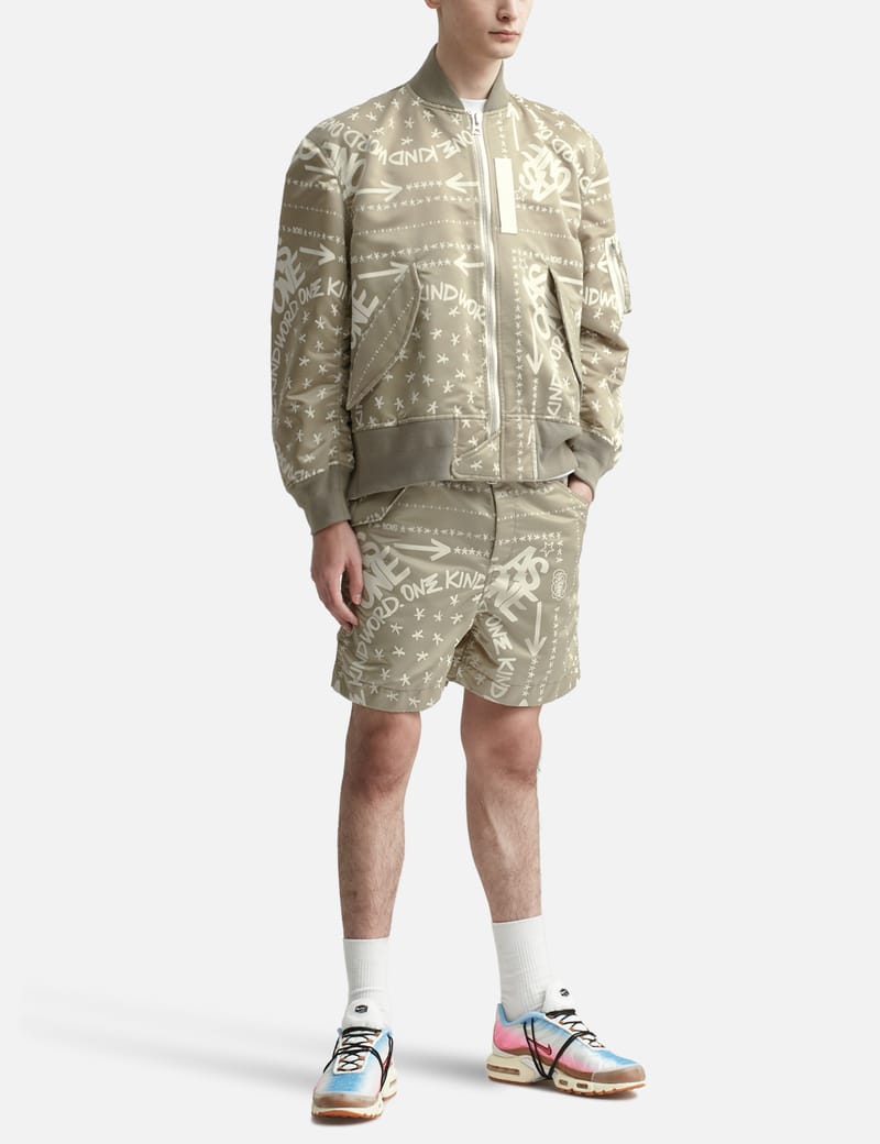 Sacai - Eric Haze Bandana Print Shorts | HBX - Globally Curated