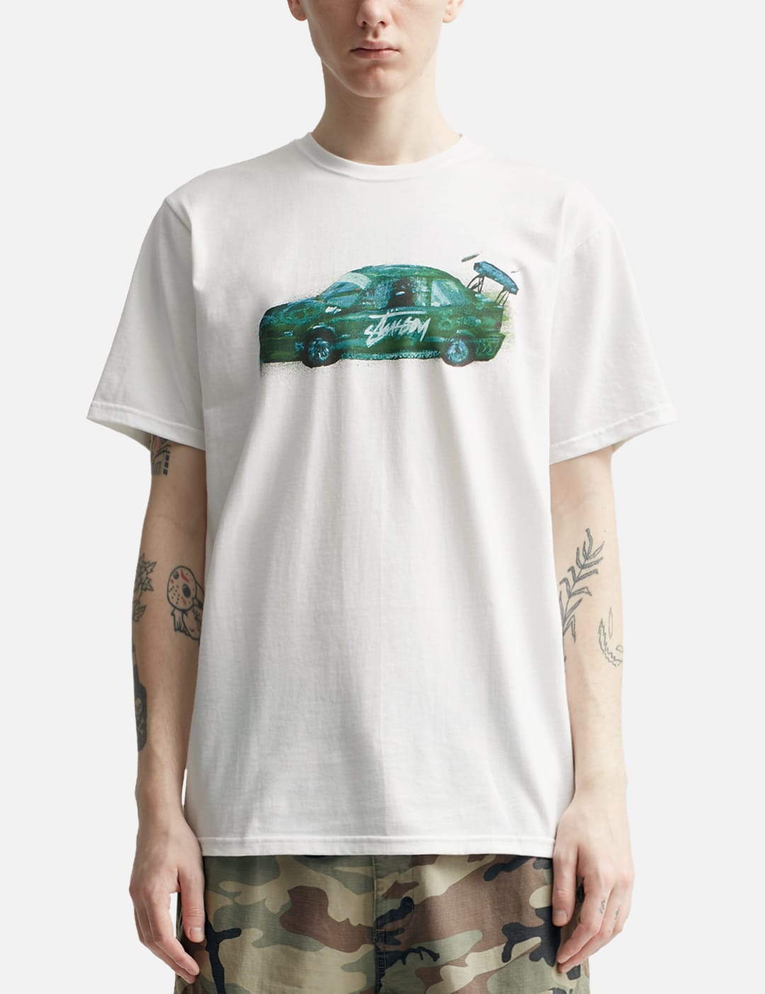 Stüssy - Race Car T-shirt | HBX - HYPEBEAST 為您搜羅全球潮流時尚品牌