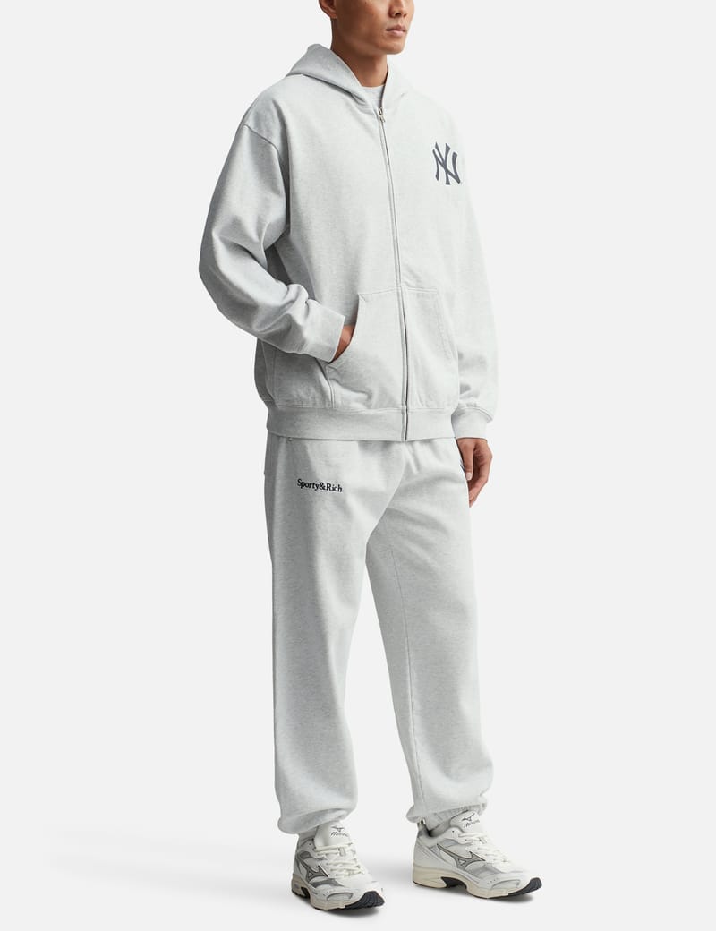 Sporty & Rich - Yankees Serif Zip Hoodie | HBX - ハイプ