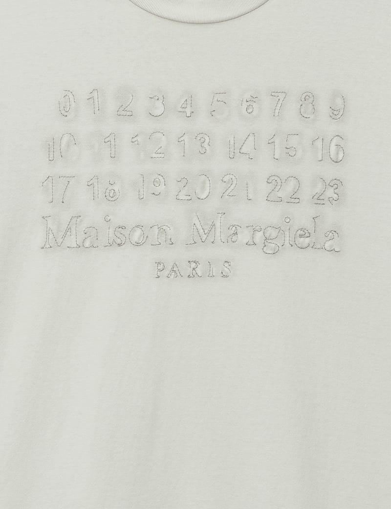 Maison Margiela EMBROIDERED LOGO ホワイト コットン Ｔシャツ tshirt-2-1-e7c27.jpg?fit=max&w