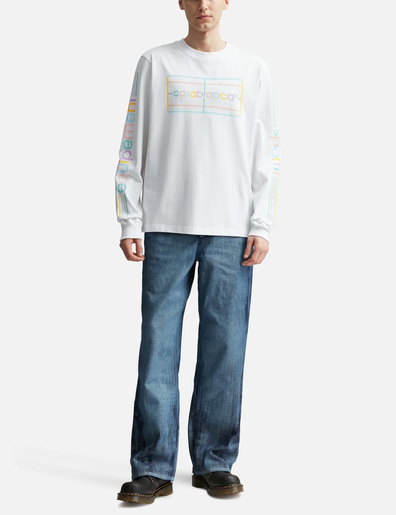 唯一無二の個性を纏う【Casablanca】Pastel Court Sweatshirt Casablanca - Pastel Court Sweatshirt | HBX - Globally