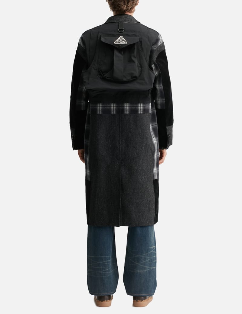 Junya Watanabe Man Junya Watanabe Man x Filson Patchwork Long Coat