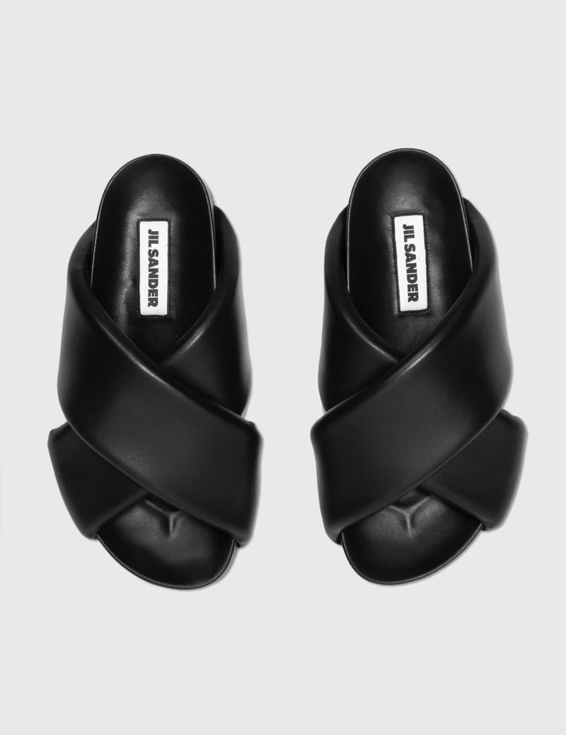 Jil Sander - Padded Sandals | HBX - Globally Curated Fashion and